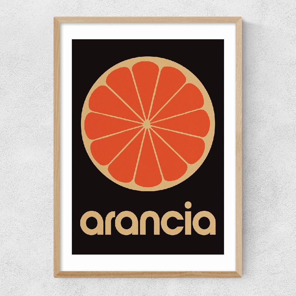 East End Prints Orange By Limbo And Ginger