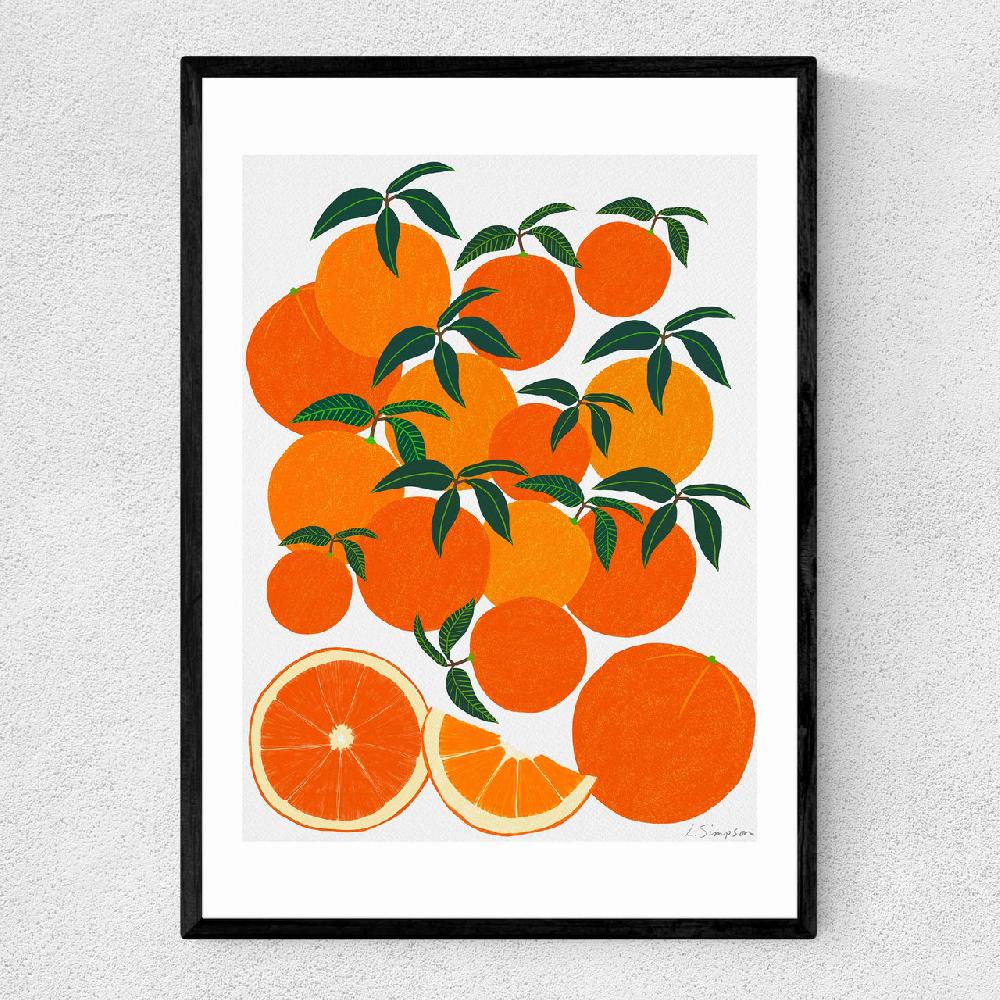east end prints Orange Harvest