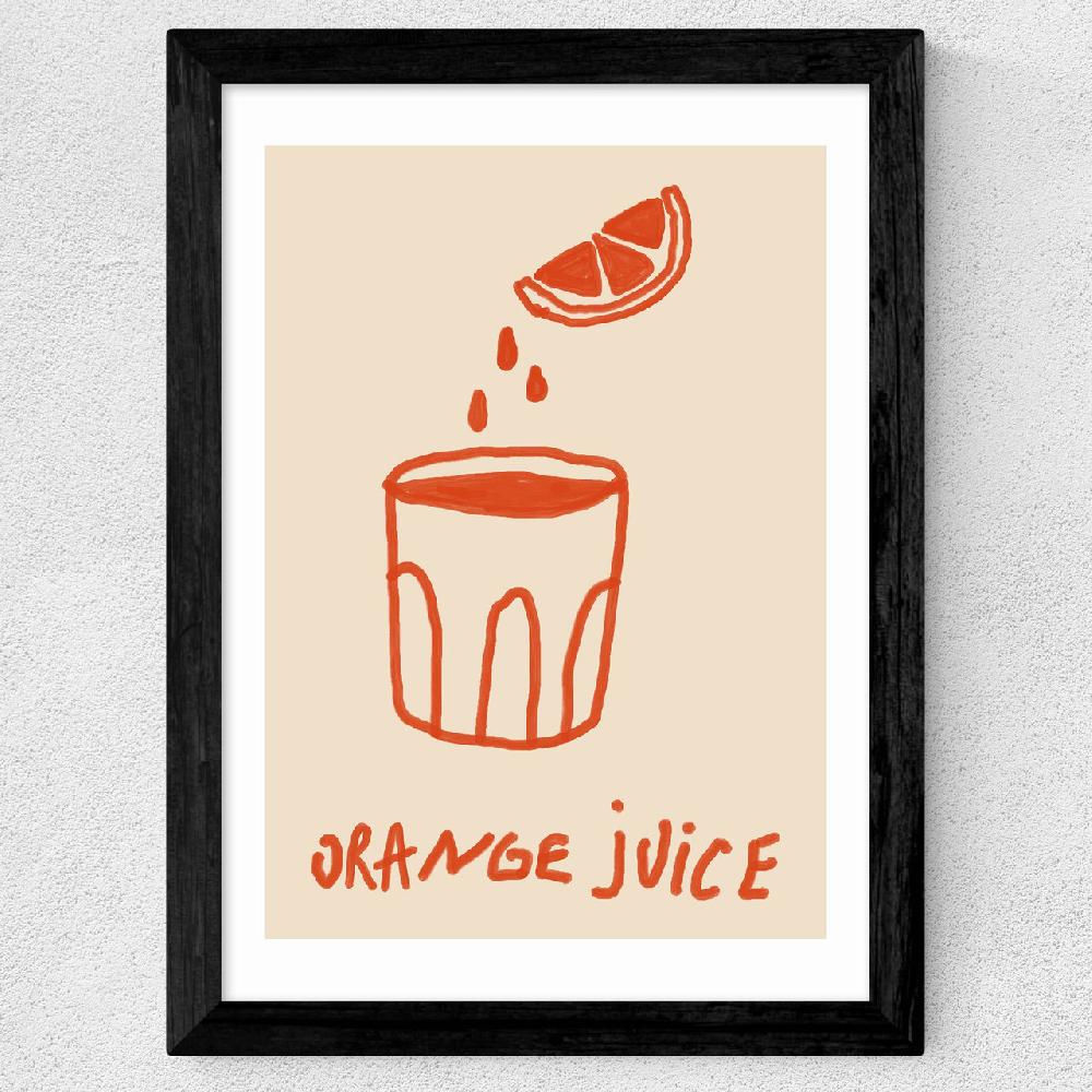 East End Prints Orange Juice
