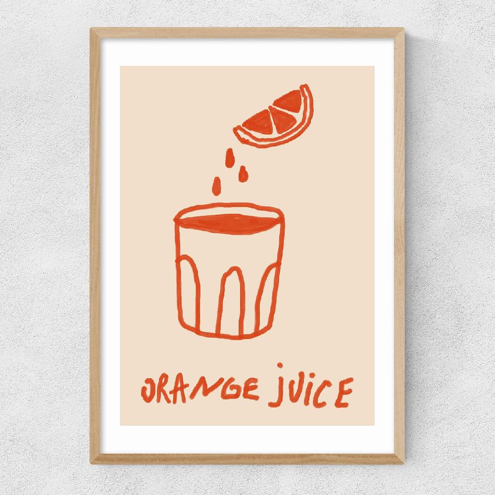 East End Prints Orange Juice
