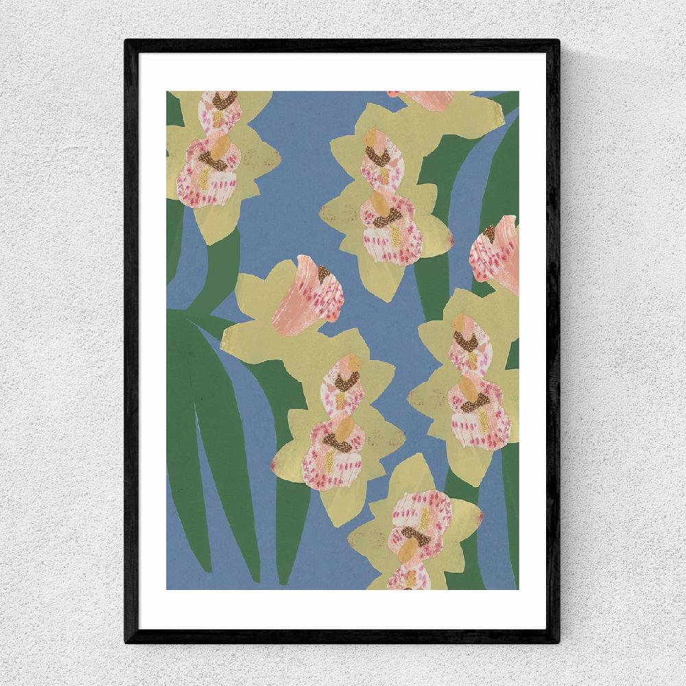 east end prints Orchids by Katy Welsh