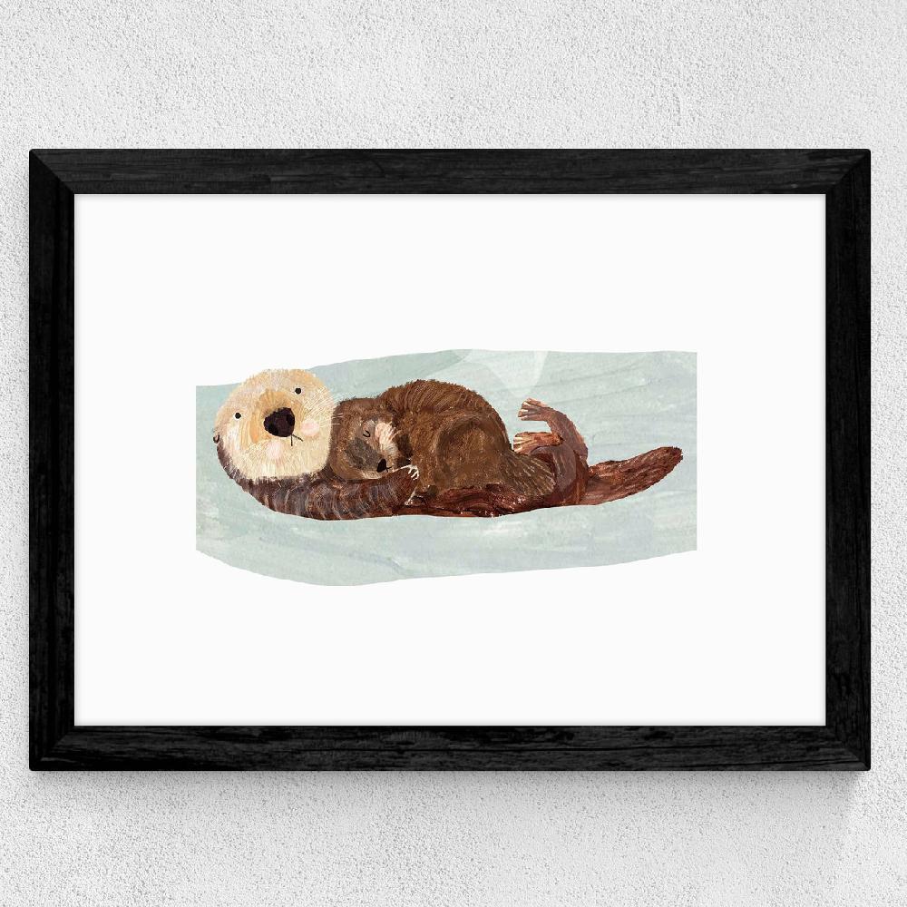 East End Prints Otter Baby