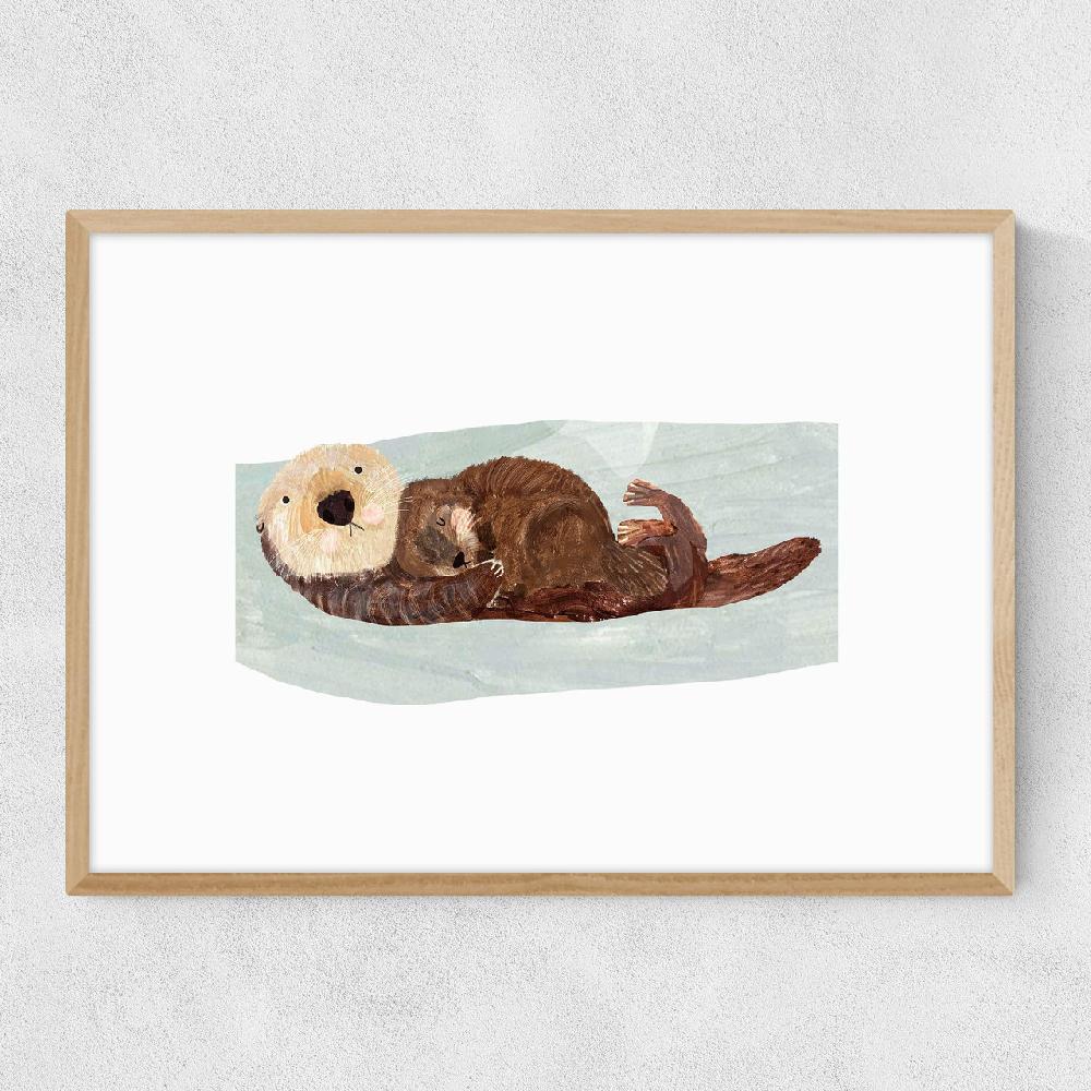 East End Prints Otter Baby