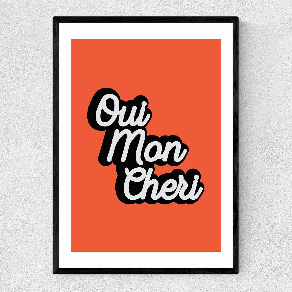 east end prints Oui Mon Cheri