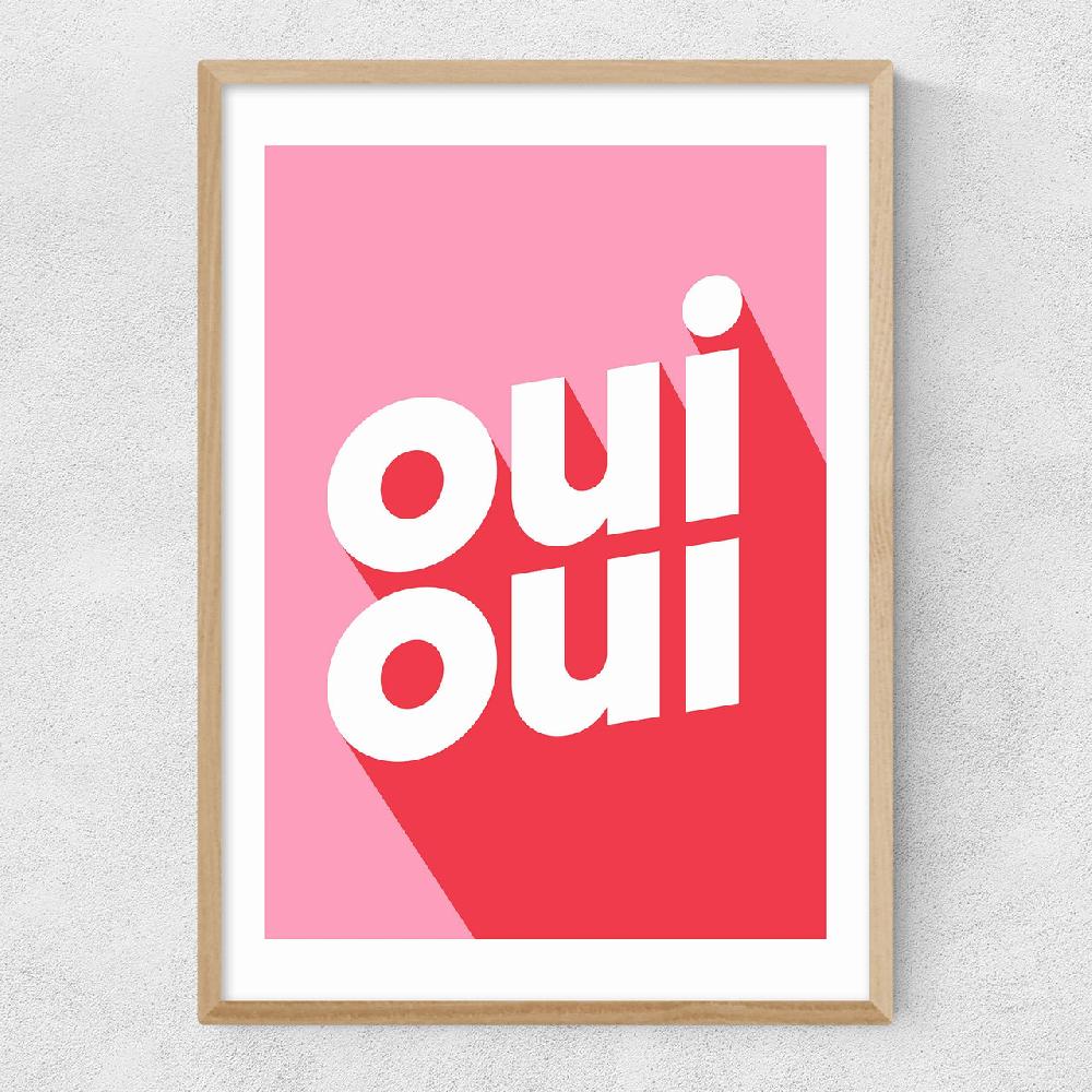 East End Prints Oui Oui