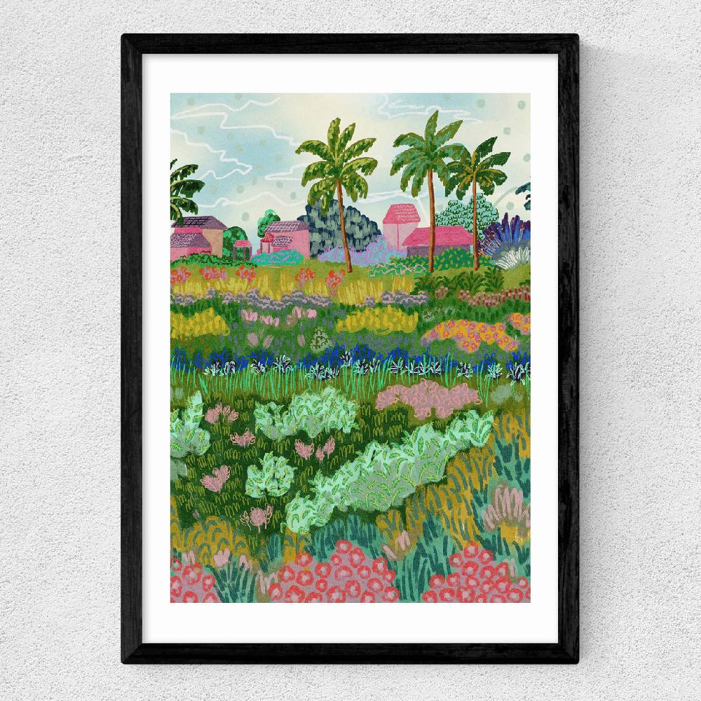 East End Prints Paddy Ricefield