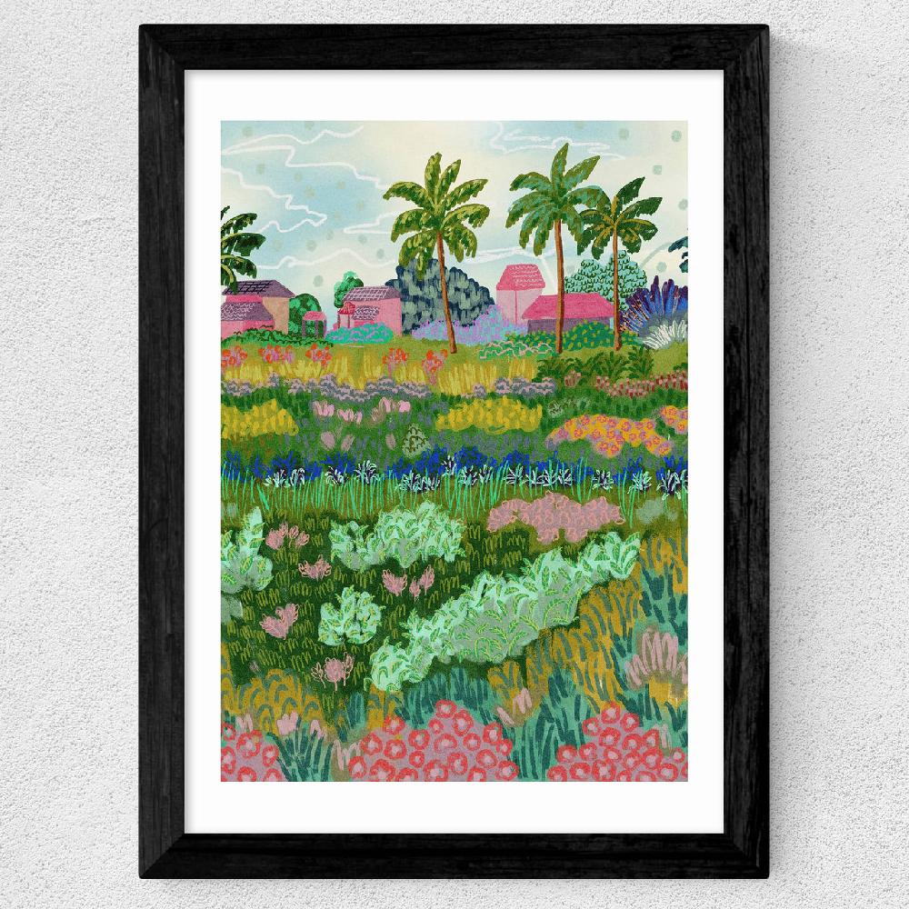 East End Prints Paddy Ricefield