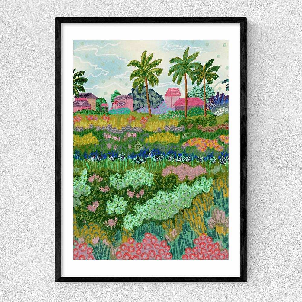 east end prints Paddy Ricefield