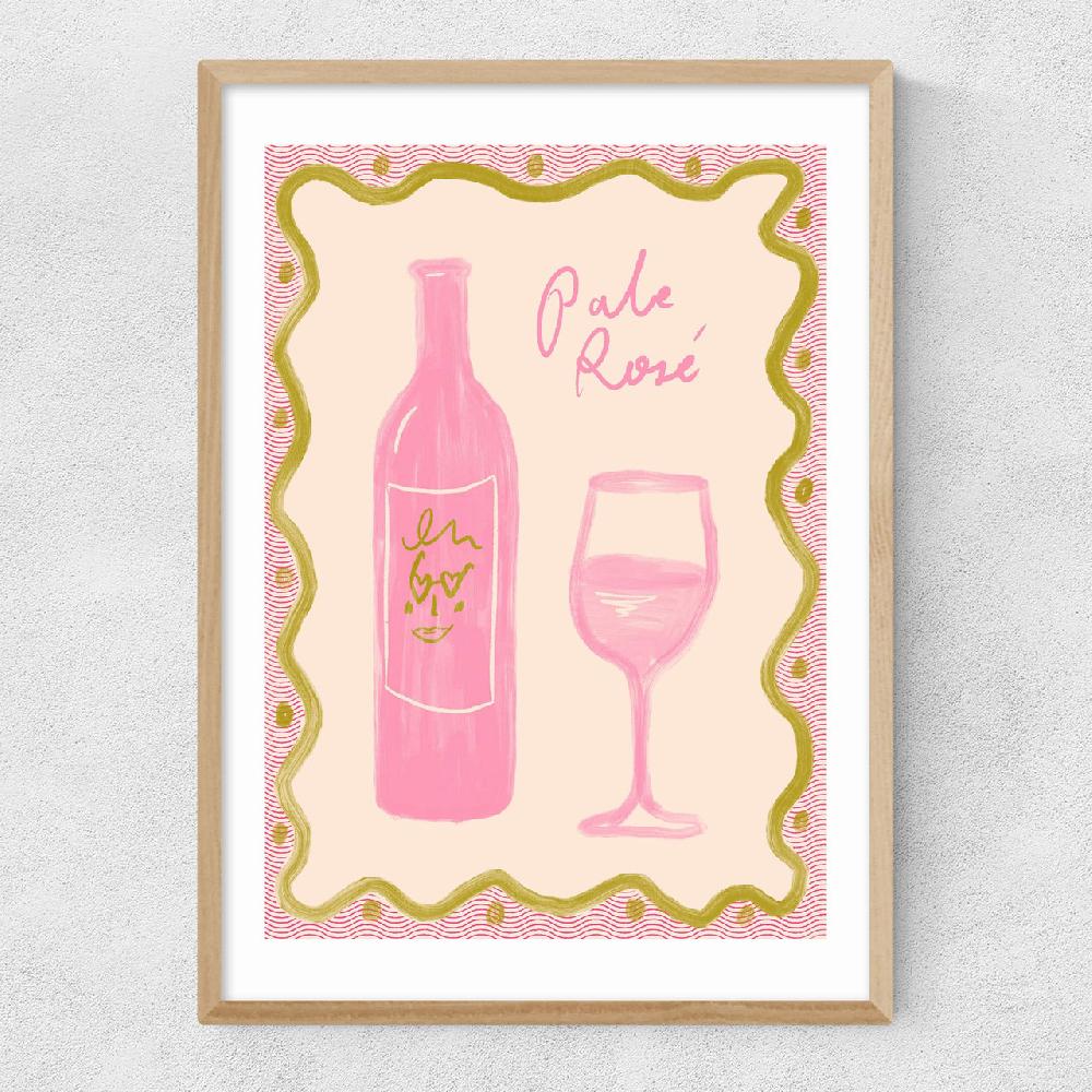 East End Prints Pale Rose