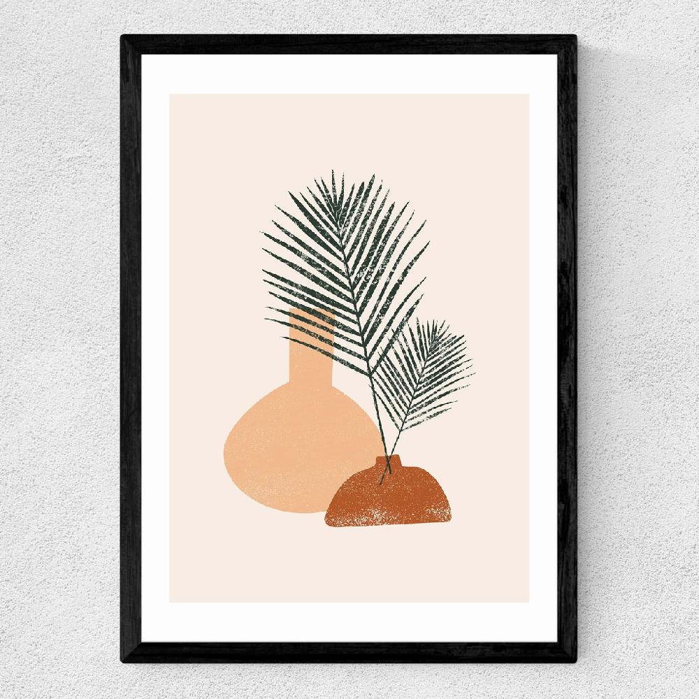 East End Prints Palm Leaf Pottery