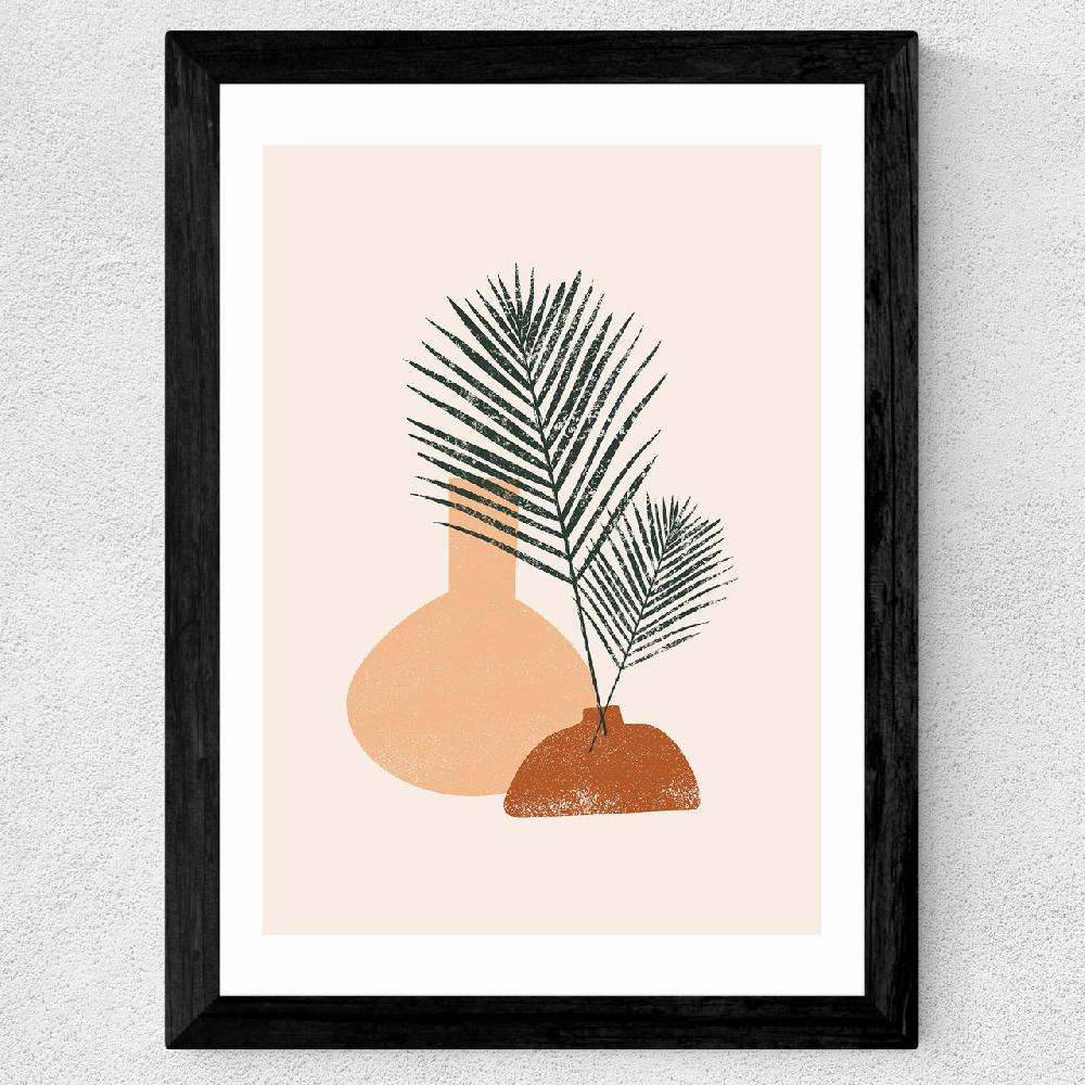 East End Prints Palm Leaf Pottery