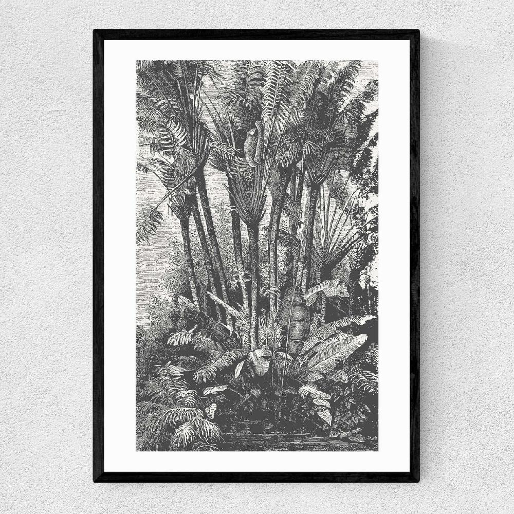 east end prints Palms in Water