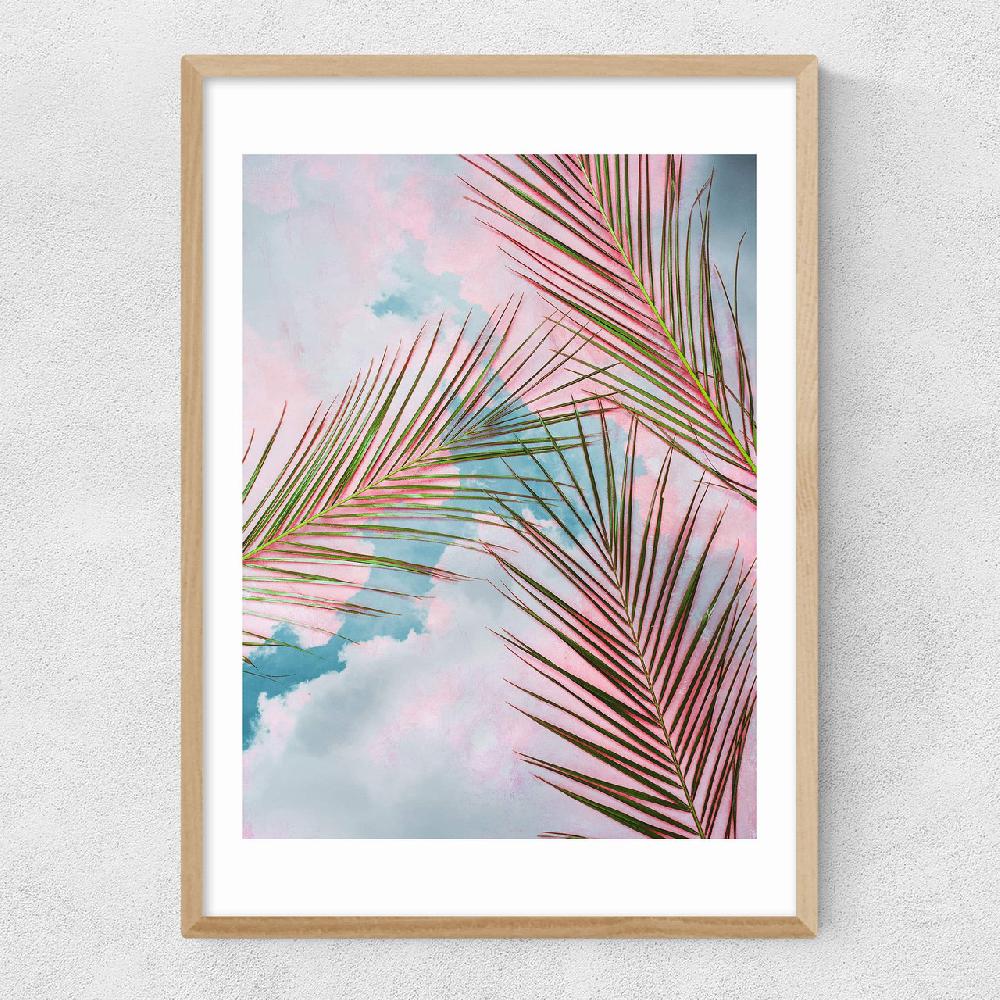 East End Prints Palms + Sky