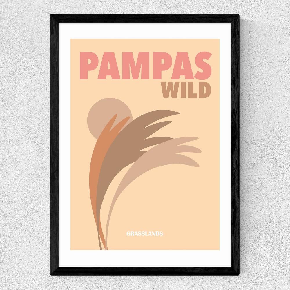 East End Prints Pampas Wild Grasslands