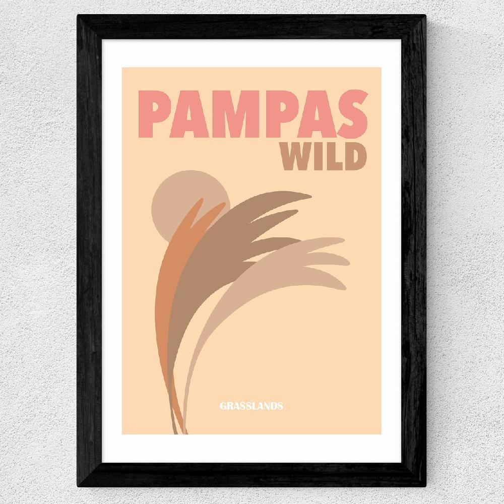 East End Prints Pampas Wild Grasslands