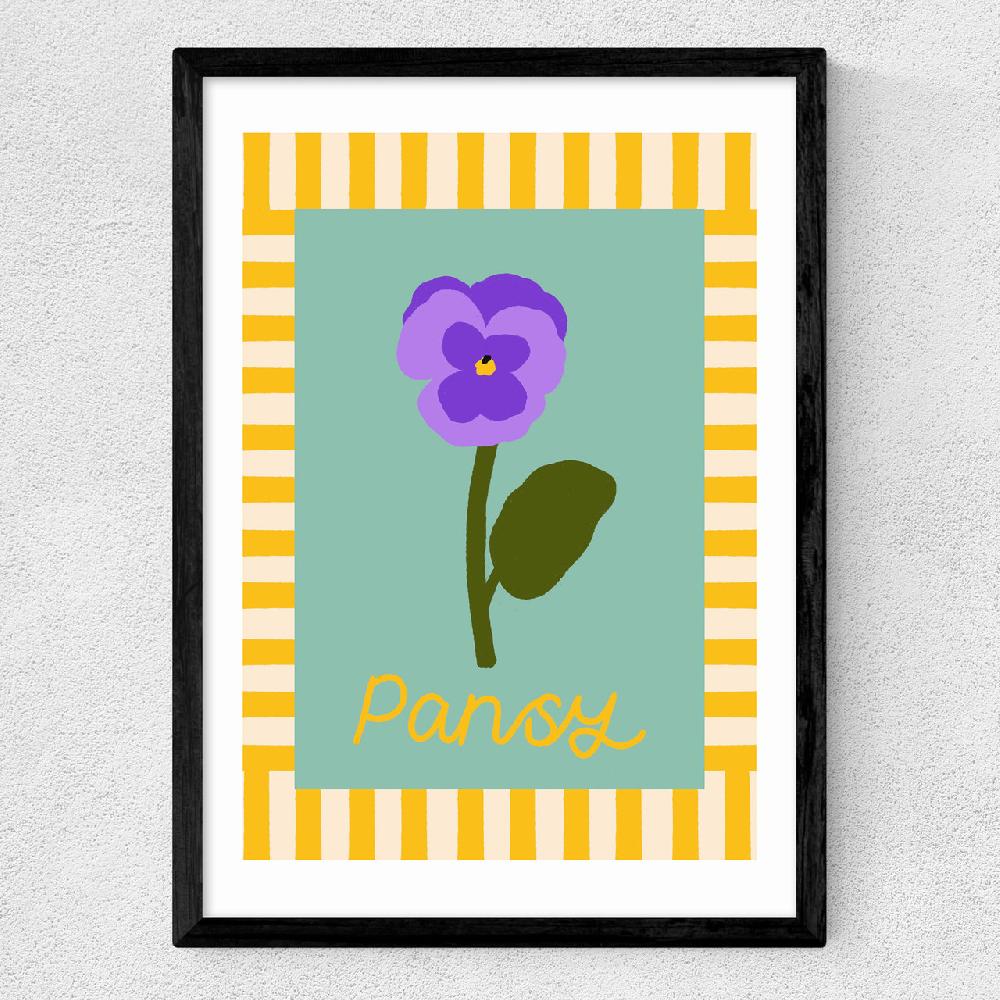 East End Prints Pansy