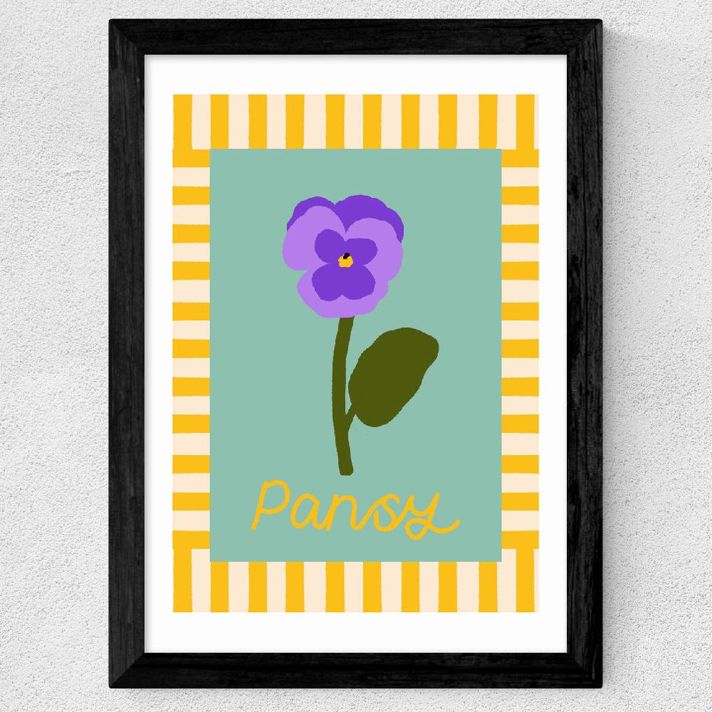East End Prints Pansy