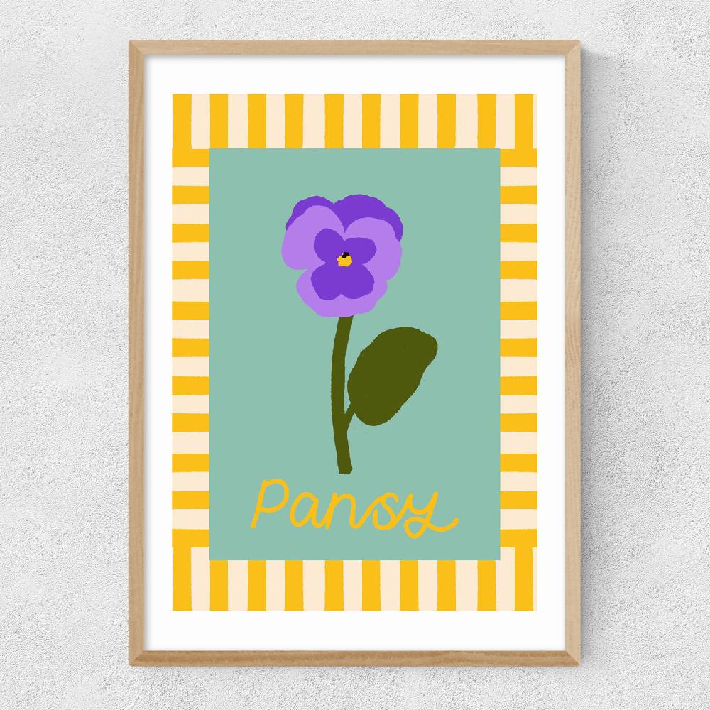 East End Prints Pansy
