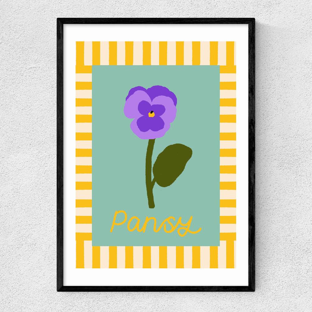 east end prints Pansy