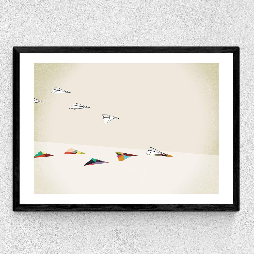 East End Prints Paper Planes By Jason Ratliff