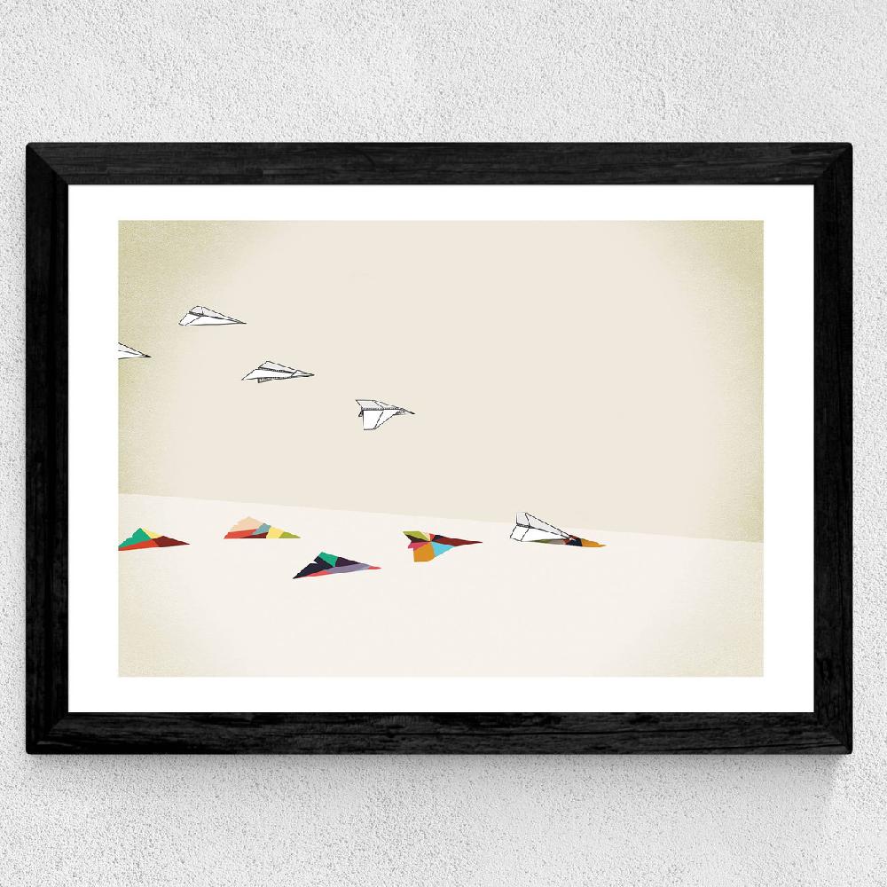 East End Prints Paper Planes By Jason Ratliff