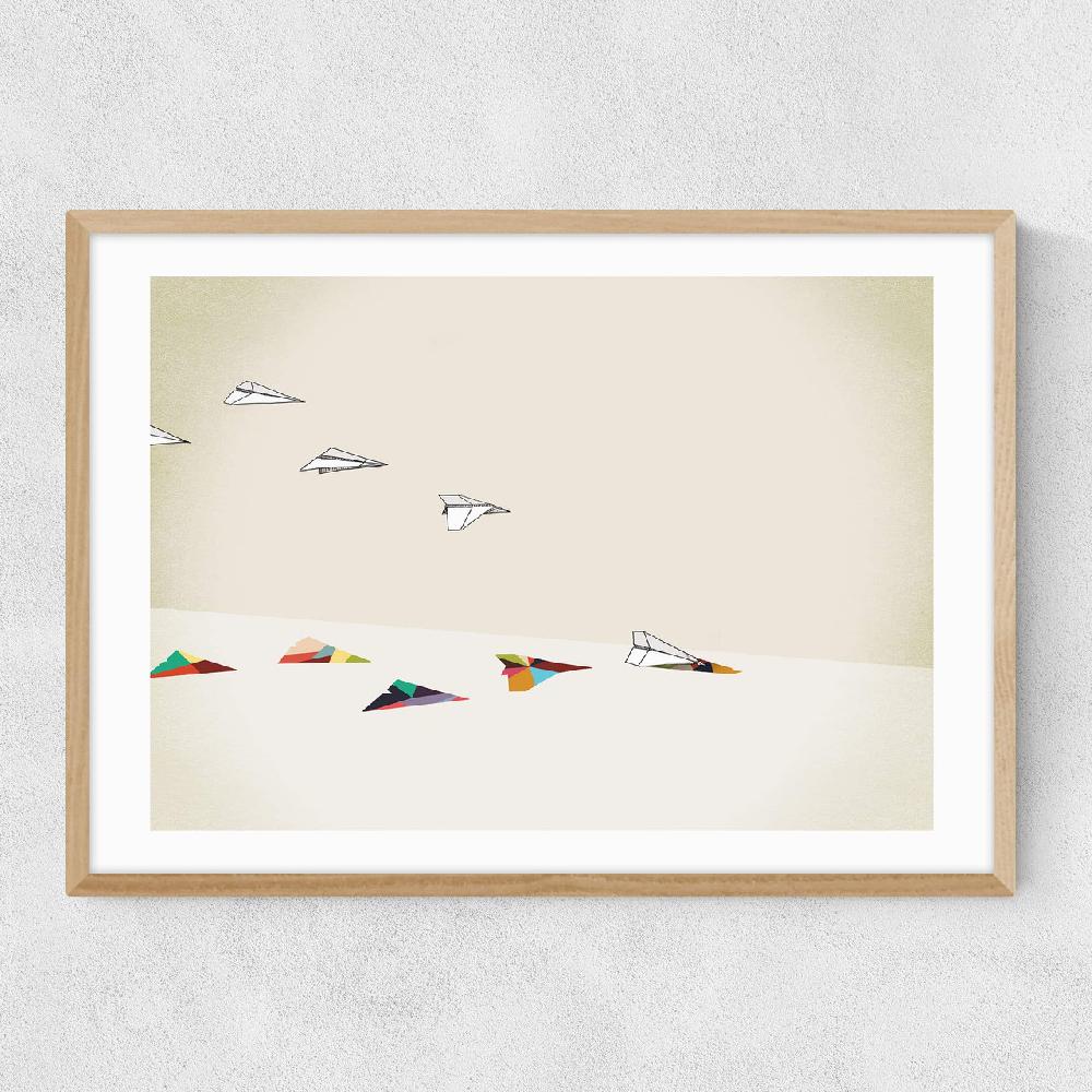 East End Prints Paper Planes By Jason Ratliff