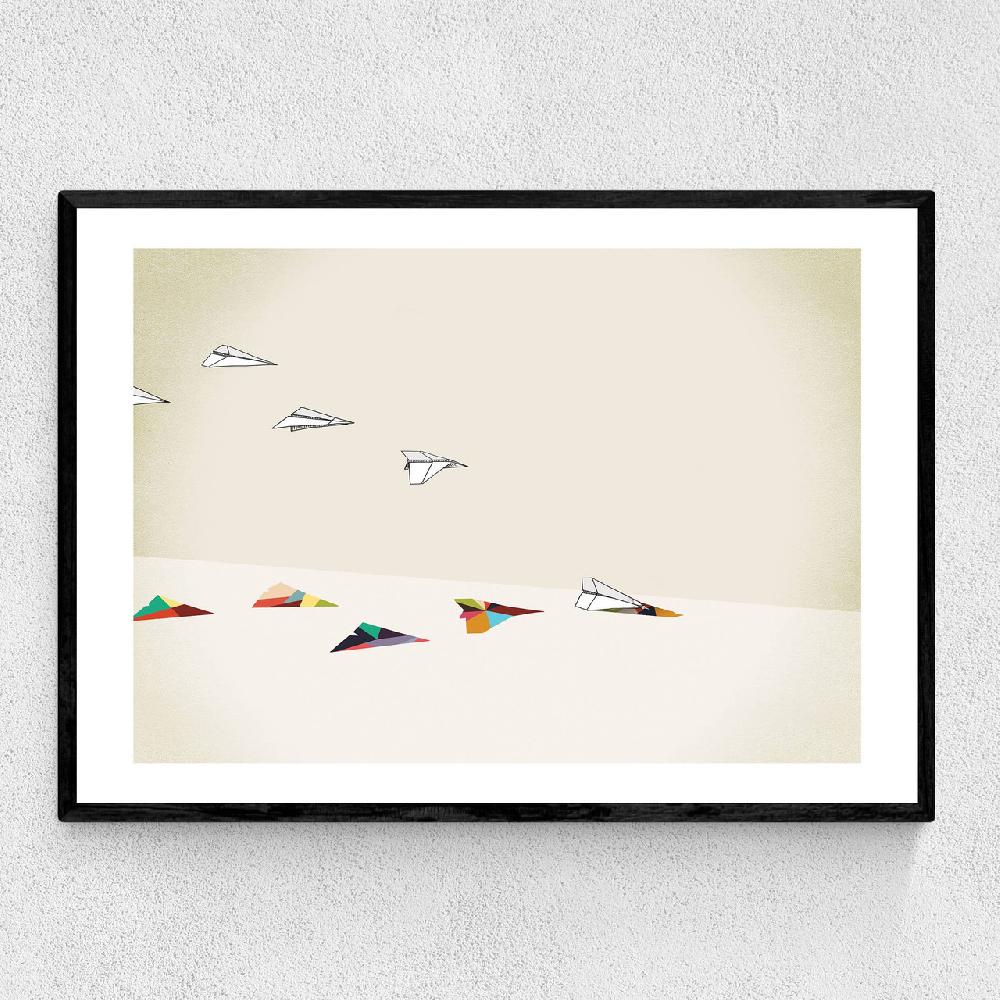 east end prints Paper Planes by Jason Ratliff