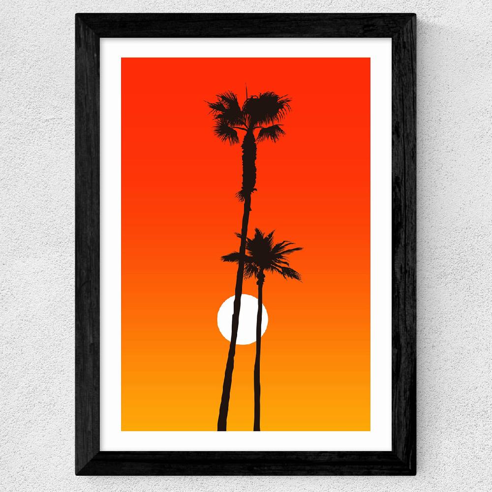 East End Prints Paradiso (Orange)