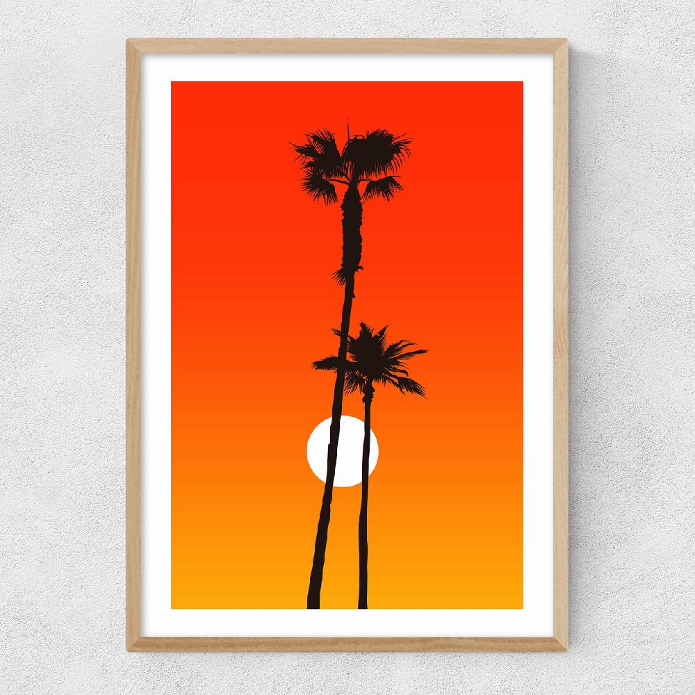 East End Prints Paradiso (Orange)