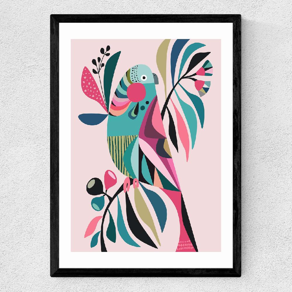East End Prints Parakeet