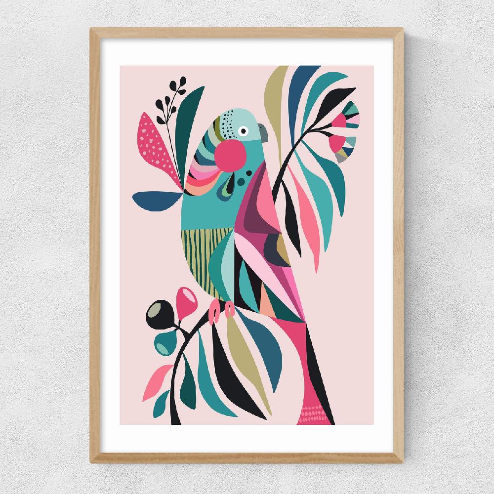 East End Prints Parakeet
