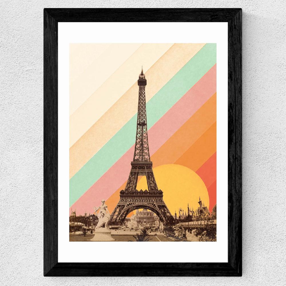 East End Prints Paris Rainbow