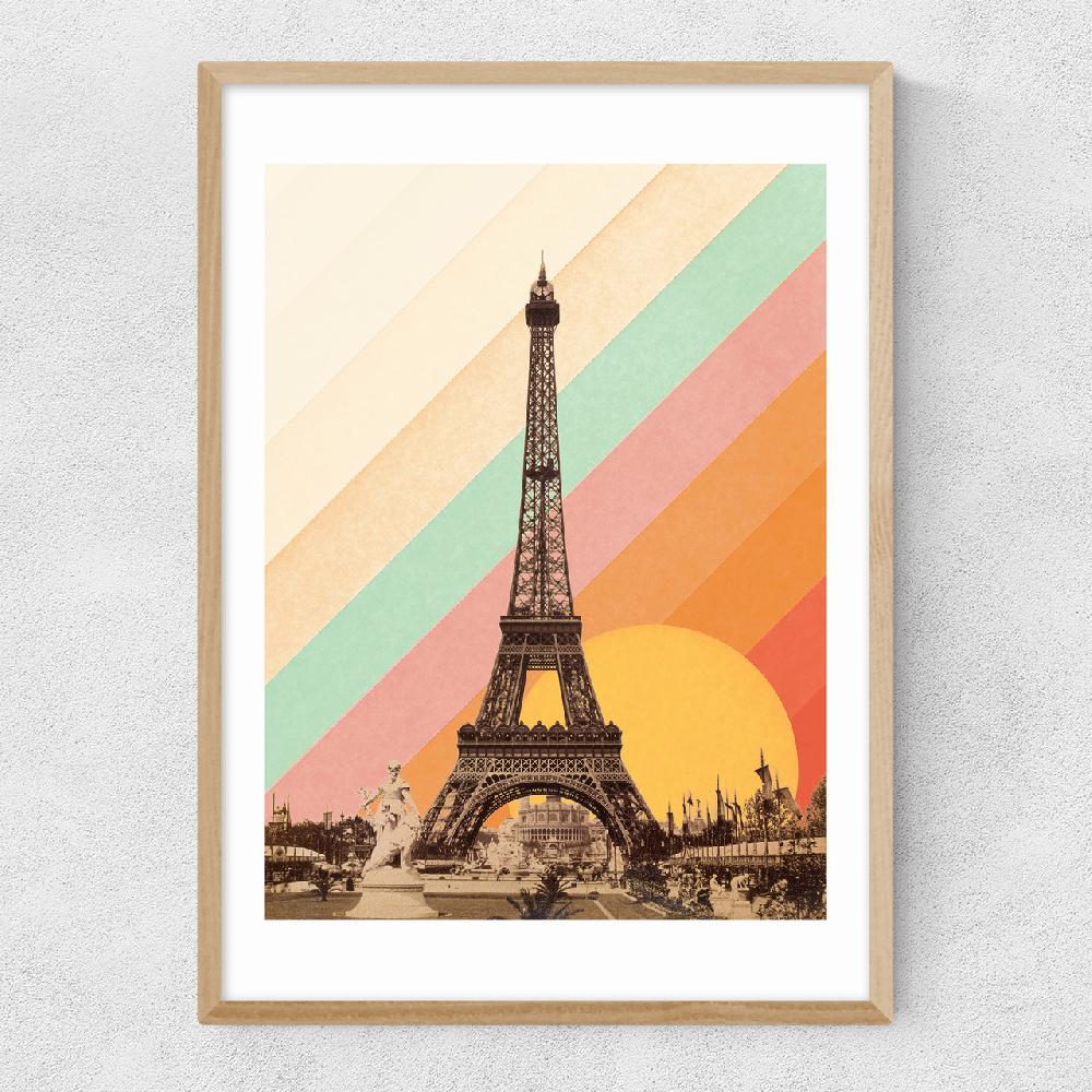 East End Prints Paris Rainbow
