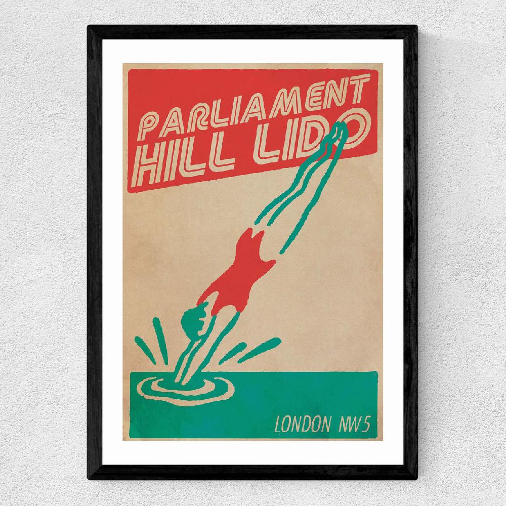 East End Prints Parliament Hill Lido
