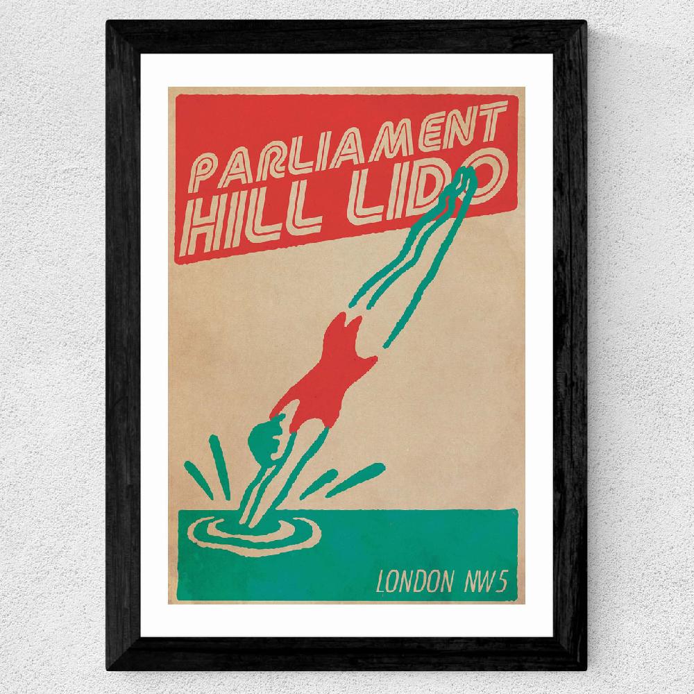 East End Prints Parliament Hill Lido
