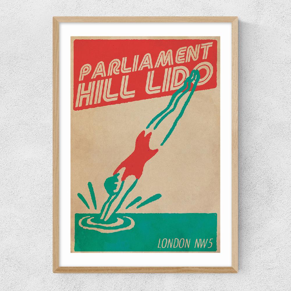 East End Prints Parliament Hill Lido