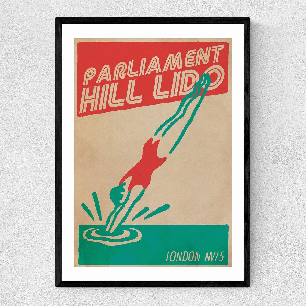 east end prints Parliament Hill Lido