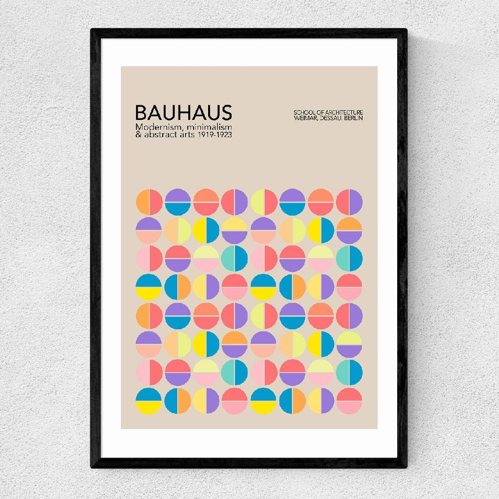 east end prints Pastel Circles Bauhaus