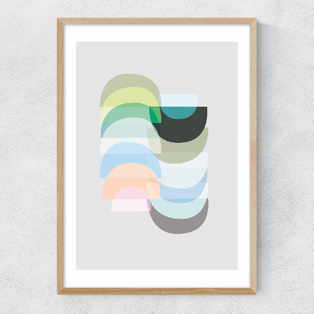 East End Prints Pastel Geometry