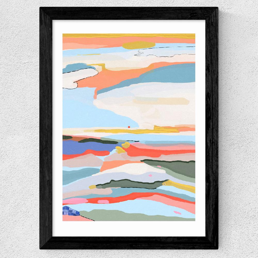 East End Prints Pastel Sunset