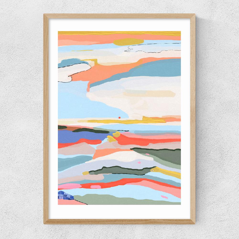 East End Prints Pastel Sunset