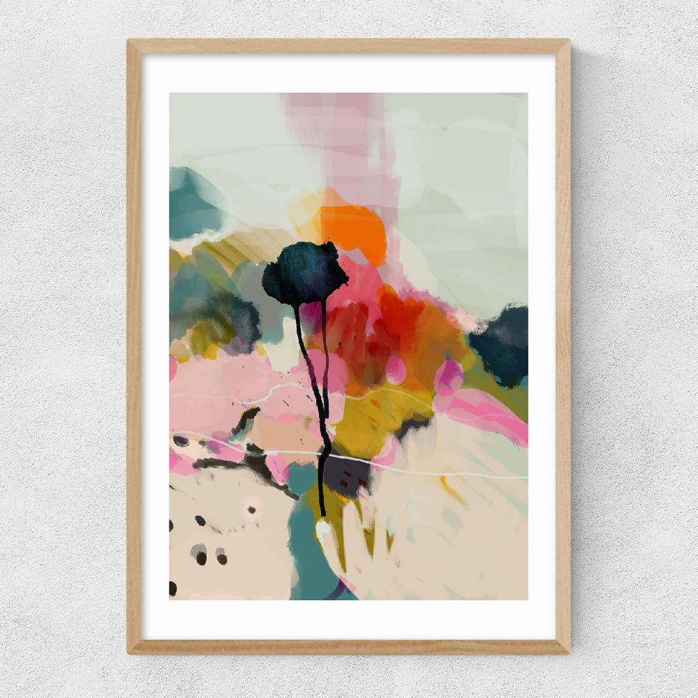 East End Prints Paysage Abstrait