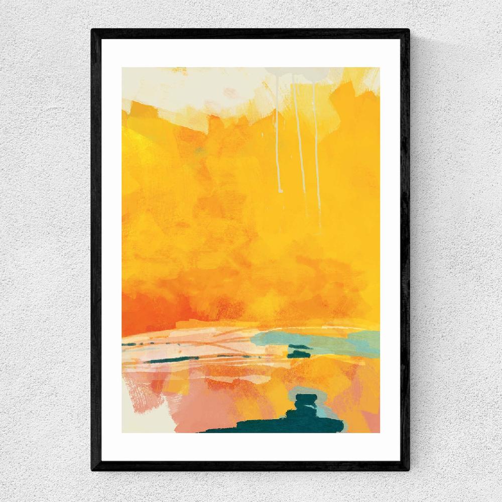 east end prints Paysage Jaune