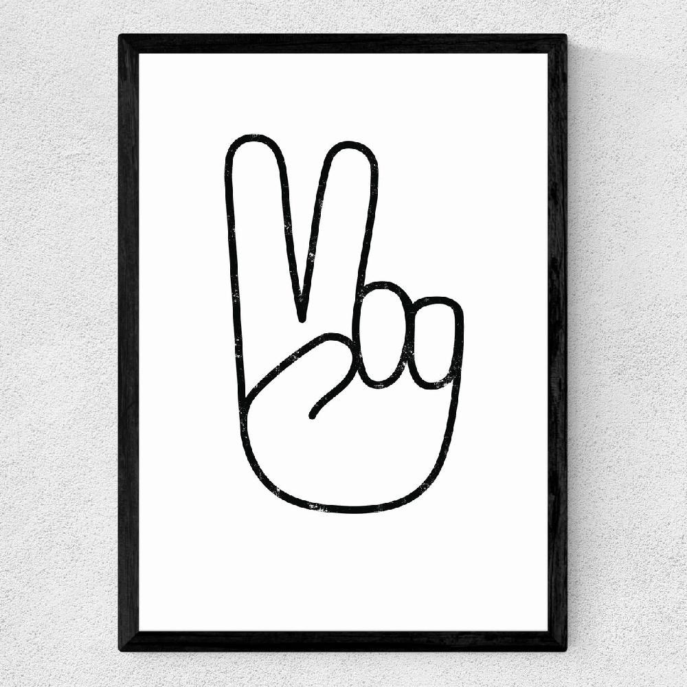 East End Prints Peace Hands