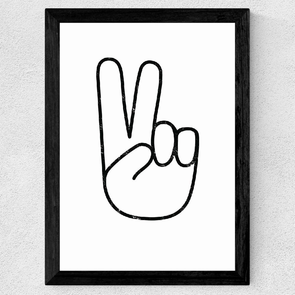 East End Prints Peace Hands