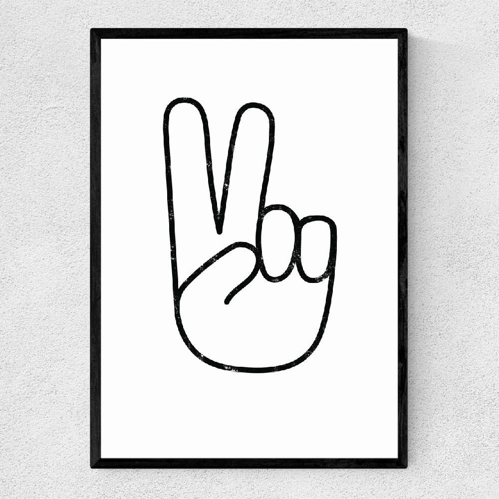 east end prints Peace Hands