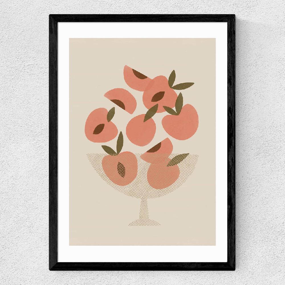 East End Prints Peach Bowl