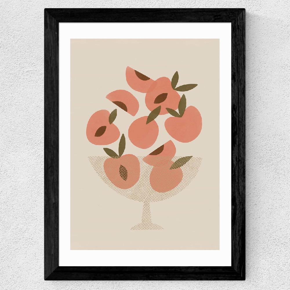 East End Prints Peach Bowl