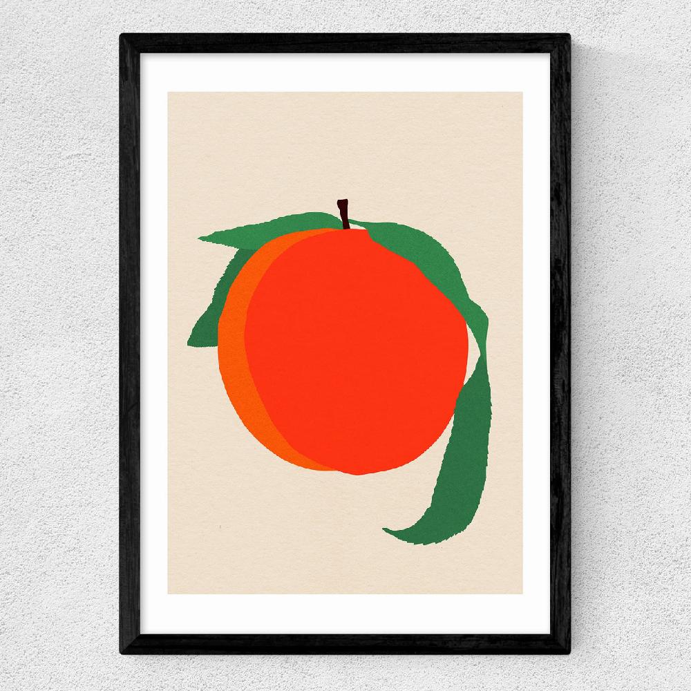 East End Prints Peach By Rosi Feist