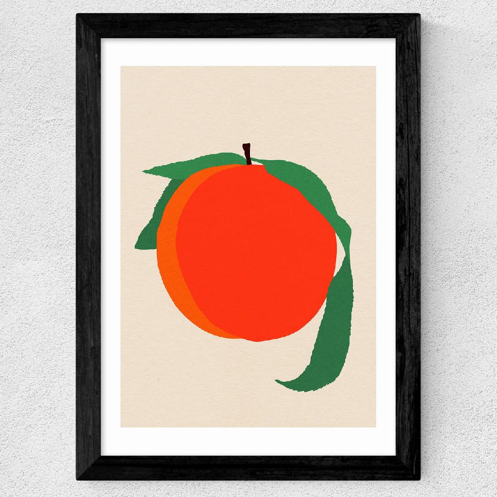 East End Prints Peach By Rosi Feist